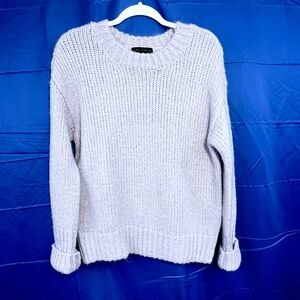 Like New |•SANCTUARY•| Pretty Lavender Wool Alpaca Blend Large Knit Sweater